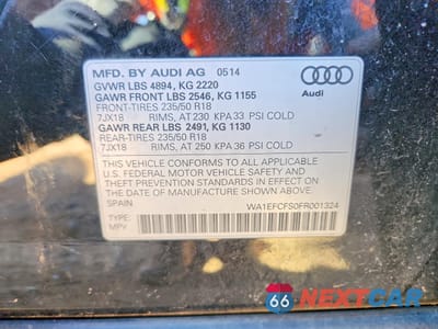 Zdjęcie 13 z 14 samochodu: 2015 AUDI Q3 PREMIUM PLUS VIN:WA1EFCFS0FR001324 - miniatura