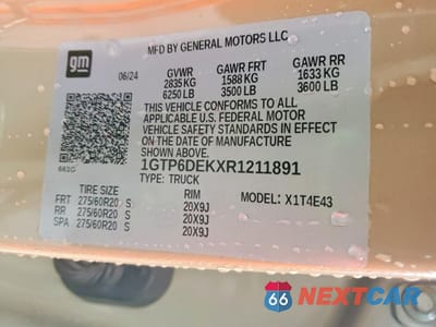 Zdjęcie 12 z 12 samochodu: 2024 GMC CANYON AT4 VIN:1GTP6DEKXR1211891 - miniatura