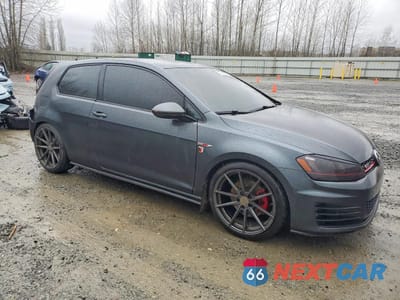 Czwarte zdjęcie samochodu z boku: 2016 VOLKSWAGEN GTI S VIN:3VWYT7AU8GM040870 - miniatura