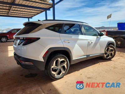 Trzecie zdjęcie samochodu z tyłu: 2022 HYUNDAI TUCSON SEL VIN:5NMJCCAE2NH017865 - miniatura