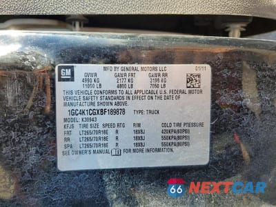 Zdjęcie 12 z 12 samochodu: 2011 CHEVROLET SILVERADO K3500 LTZ VIN:1GC4K1CGXBF189878 - miniatura