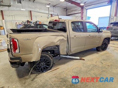 Trzecie zdjęcie samochodu z tyłu: 2022 GMC CANYON ELEVATION VIN:1GTG6CEN6N1126075 - miniatura