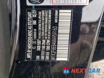 Zdjęcie 13 z 13 samochodu: 2021 MERCEDES-BENZ E 350 4MATIC VIN:W1KZF8EB4MA959163 - miniatura
