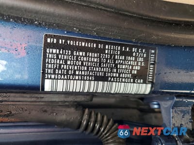 Zdjęcie 12 z 13 samochodu: 2018 VOLKSWAGEN BEETLE S VIN:3VW5DAAT0JM516945 - miniatura