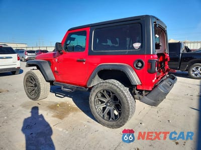 Drugie zdjęcie samochodu z przodu: 2021 JEEP WRANGLER SPORT VIN:1C4GJXAN6MW656544 - miniatura