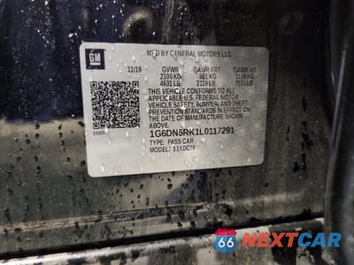 Zdjęcie 12 z 12 samochodu: 2020 CADILLAC CT5 PREMIUM LUXURY VIN:1G6DN5RK1L0117291 - miniatura