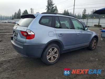 Trzecie zdjęcie samochodu z tyłu: 2005 BMW X3 3.0I VIN:WBXPA934X5WD06485 - miniatura