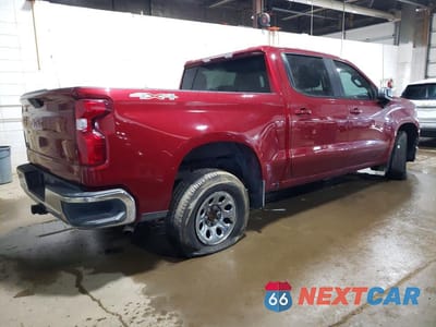 Trzecie zdjęcie samochodu z tyłu: 2019 CHEVROLET SILVERADO K1500 LT VIN:1GCUYDED9KZ128183 - miniatura