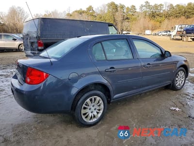 Trzecie zdjęcie samochodu z tyłu: 2009 CHEVROLET COBALT LS VIN:1G1AS58H297278692 - miniatura