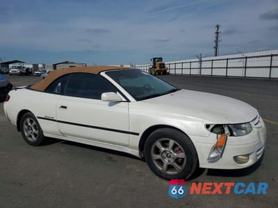 Czwarte zdjęcie samochodu z boku: 2000 TOYOTA CAMRY SOLARA SLE V6 VIN:2T1FF28P0YC367276 - miniatura