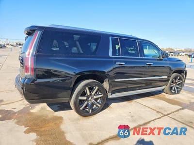 Trzecie zdjęcie samochodu z tyłu: 2015 CADILLAC ESCALADE ESV LUXURY VIN:1GYS3HKJ3FR208747 - miniatura