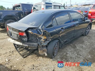 Trzecie zdjęcie samochodu z tyłu: 2009 HONDA CIVIC LX VIN:2HGFA16599H319777 - miniatura