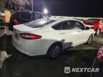 Trzecie zdjęcie samochodu z tyłu: 2015 FORD FUSION S VIN:3FA6P0G78FR150980 - miniatura