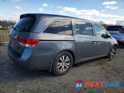 Trzecie zdjęcie samochodu z tyłu: 2016 HONDA ODYSSEY EXL VIN:5FNRL5H6XGB038416 - miniatura