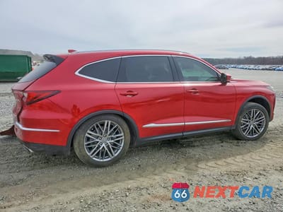 Trzecie zdjęcie samochodu z tyłu: 2023 ACURA MDX ADVANCE VIN:5J8YE1H8XPL018214 - miniatura