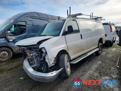 2021 GMC SAVANA 2500 UTILITY / SERVICE VAN 1GTW7AF76M1260743 - główne zdjęcie licytacji z USA - miniatura