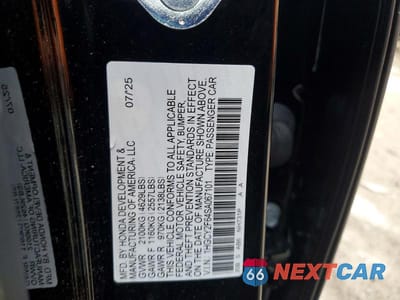 Zdjęcie 12 z 12 samochodu: 2025 HONDA ACCORD HYBRID EXL VIN:1HGCY2F64SA067101 - miniatura