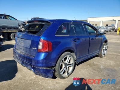 Trzecie zdjęcie samochodu z tyłu: 2013 FORD EDGE SPORT VIN:2FMDK3AK1DBA47535 - miniatura