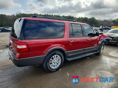 Trzecie zdjęcie samochodu z tyłu: 2007 FORD EXPEDITION EL XLT VIN:1FMFK155X7LA75386 - miniatura