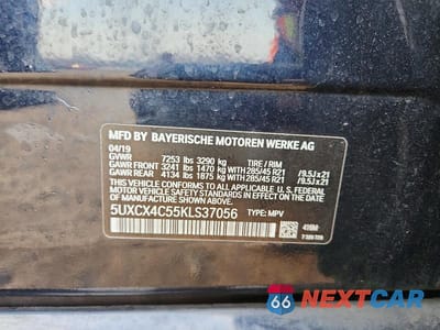 Zdjęcie 13 z 13 samochodu: 2019 BMW X7 XDRIVE50I VIN:5UXCX4C55KLS37056 - miniatura