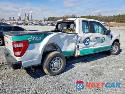 Trzecie zdjęcie samochodu z tyłu: 2023 FORD F150 SUPER CAB VIN:1FTEX1CB4PKD09053 - miniatura