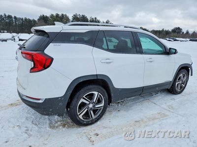 Trzecie zdjęcie samochodu z tyłu: 2019 GMC TERRAIN SLT VIN:3GKALPEV5KL237389 - miniatura