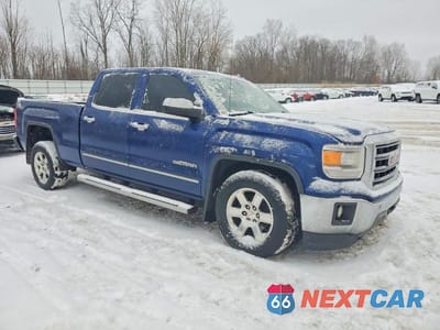 Czwarte zdjęcie samochodu z boku: 2014 GMC SIERRA K1500 SLT VIN:3GTU2VEC9EG108275 - miniatura