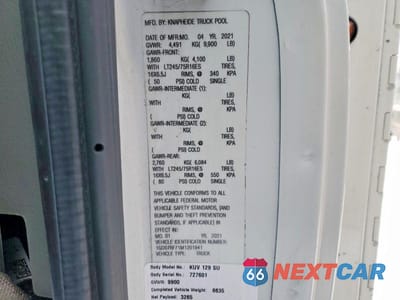 Zdjęcie 13 z 13 samochodu: 2021 GMC SAVANA UTILITY / SERVICE TRUCK VIN:1GD07RF71M1201941 - miniatura