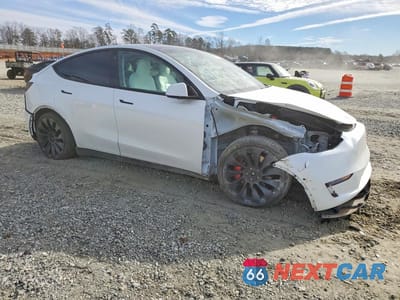 Czwarte zdjęcie samochodu z boku: 2022 TESLA MODEL Y VIN:7SAYGDEF6NF489373 - miniatura
