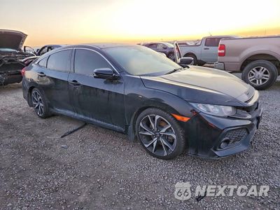 Czwarte zdjęcie samochodu z boku: 2018 HONDA CIVIC SI VIN:2HGFC1E59JH708239 - miniatura