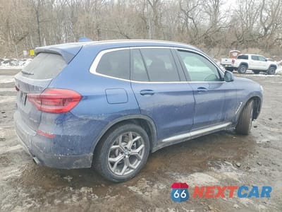 Trzecie zdjęcie samochodu z tyłu: 2020 BMW X3 XDRIVE30I VIN:5UXTY5C05LLT33231 - miniatura