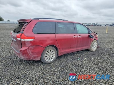 Trzecie zdjęcie samochodu z tyłu: 2011 TOYOTA SIENNA XLE VIN:5TDDK3DC8BS023818 - miniatura
