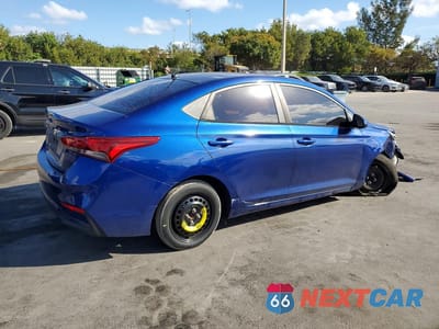 Trzecie zdjęcie samochodu z tyłu: 2019 HYUNDAI ACCENT SE VIN:3KPC24A35KE075214 - miniatura