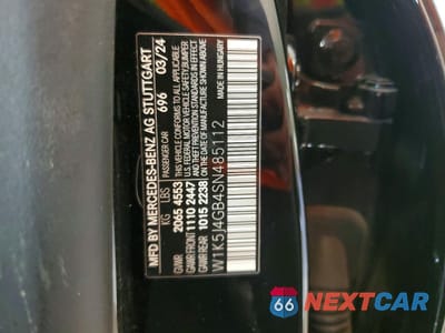 Zdjęcie 12 z 13 samochodu: 2025 MERCEDES-BENZ CLA 250 VIN:W1K5J4GB4SN485112 - miniatura