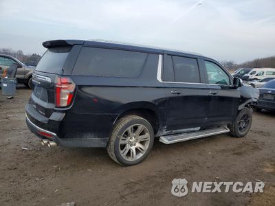 Trzecie zdjęcie samochodu z tyłu: 2021 CHEVROLET SUBURBAN K1500 PREMIER VIN:1GNSKFKDXMR277852 - miniatura