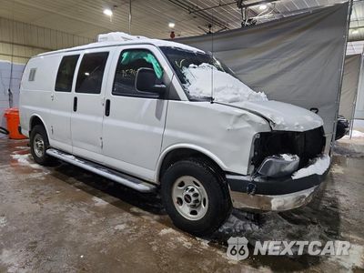 Czwarte zdjęcie samochodu z boku: 2020 GMC SAVANA 2500 CARGO DELIVERY VAN VIN:1GTW7AFG7L1174534 - miniatura