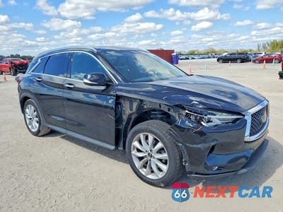 Czwarte zdjęcie samochodu z boku: 2019 INFINITI QX50 ESSENTIAL VIN:3PCAJ5M1XKF105618 - miniatura