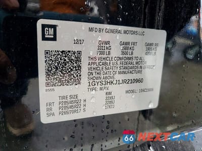 Zdjęcie 13 z 13 samochodu: 2018 CADILLAC ESCALADE ESV LUXURY VIN:1GYS3HKJ1JR210960 - miniatura