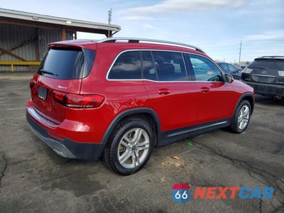 Trzecie zdjęcie samochodu z tyłu: 2020 MERCEDES-BENZ GLB 250 4MATIC VIN:W1N4M4HB2LW031957 - miniatura