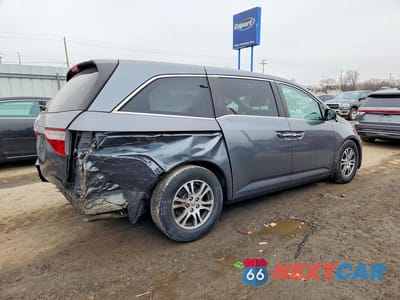Trzecie zdjęcie samochodu z tyłu: 2011 HONDA ODYSSEY EXL VIN:5FNRL5H64BB015111 - miniatura