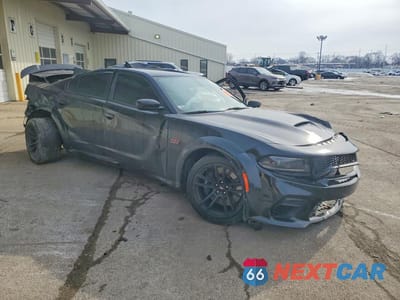 Czwarte zdjęcie samochodu z boku: 2022 DODGE CHARGER SCAT PACK VIN:2C3CDXGJ5NH186571 - miniatura