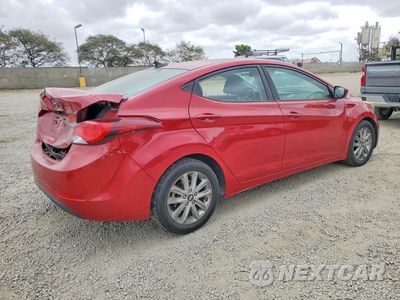 Trzecie zdjęcie samochodu z tyłu: 2016 HYUNDAI ELANTRA SE VIN:KMHDH4AE5GU489537 - miniatura