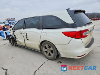 Drugie zdjęcie samochodu z przodu: 2019 HONDA ODYSSEY EXL VIN:5FNRL6H71KB010639 - miniatura