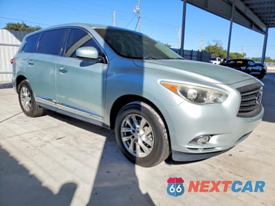 Czwarte zdjęcie samochodu z boku: 2013 INFINITI JX35 VIN:5N1AL0MM1DC332294 - miniatura