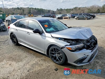 Czwarte zdjęcie samochodu z boku: 2022 HONDA CIVIC SPORT VIN:2HGFE2F52NH575344 - miniatura