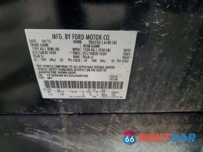 Zdjęcie 13 z 13 samochodu: 2016 FORD EXPLORER LIMITED VIN:1FM5K8F81GGA98786 - miniatura