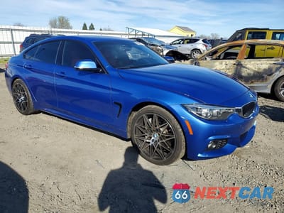 Czwarte zdjęcie samochodu z boku: 2019 BMW 430I GRAN COUPE VIN:WBA4J1C52KBM18575 - miniatura