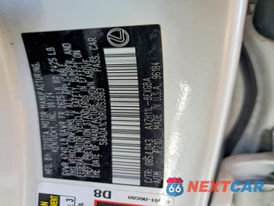 Zdjęcie 12 z 13 samochodu: 2024 LEXUS ES 300H BASE VIN:58ADA1C10RU053963 - miniatura