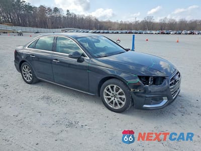 Czwarte zdjęcie samochodu z boku: 2021 AUDI A4 PREMIUM 40 VIN:WAUABAF45MA040246 - miniatura