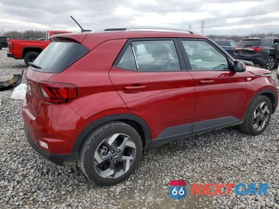 Trzecie zdjęcie samochodu z tyłu: 2024 HYUNDAI VENUE VIN:KMHRC8A34RU320638 - miniatura